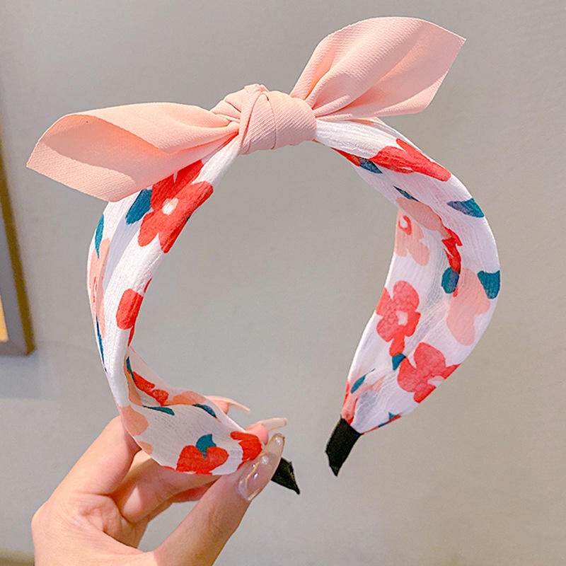 Cài tóc cho bé thắt nút mẫu hoa màu sắc tươi tăn xinh xắn phong cách Hàn Quốc - Selenshop