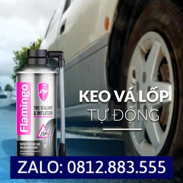 Chai vá lốp khẩn cấp Flamingo F015 450ml
