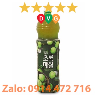 Nước giải Khát WoongJin Mận Xanh chai 1.5L - Nhập Khẩu Hàn Quốc
