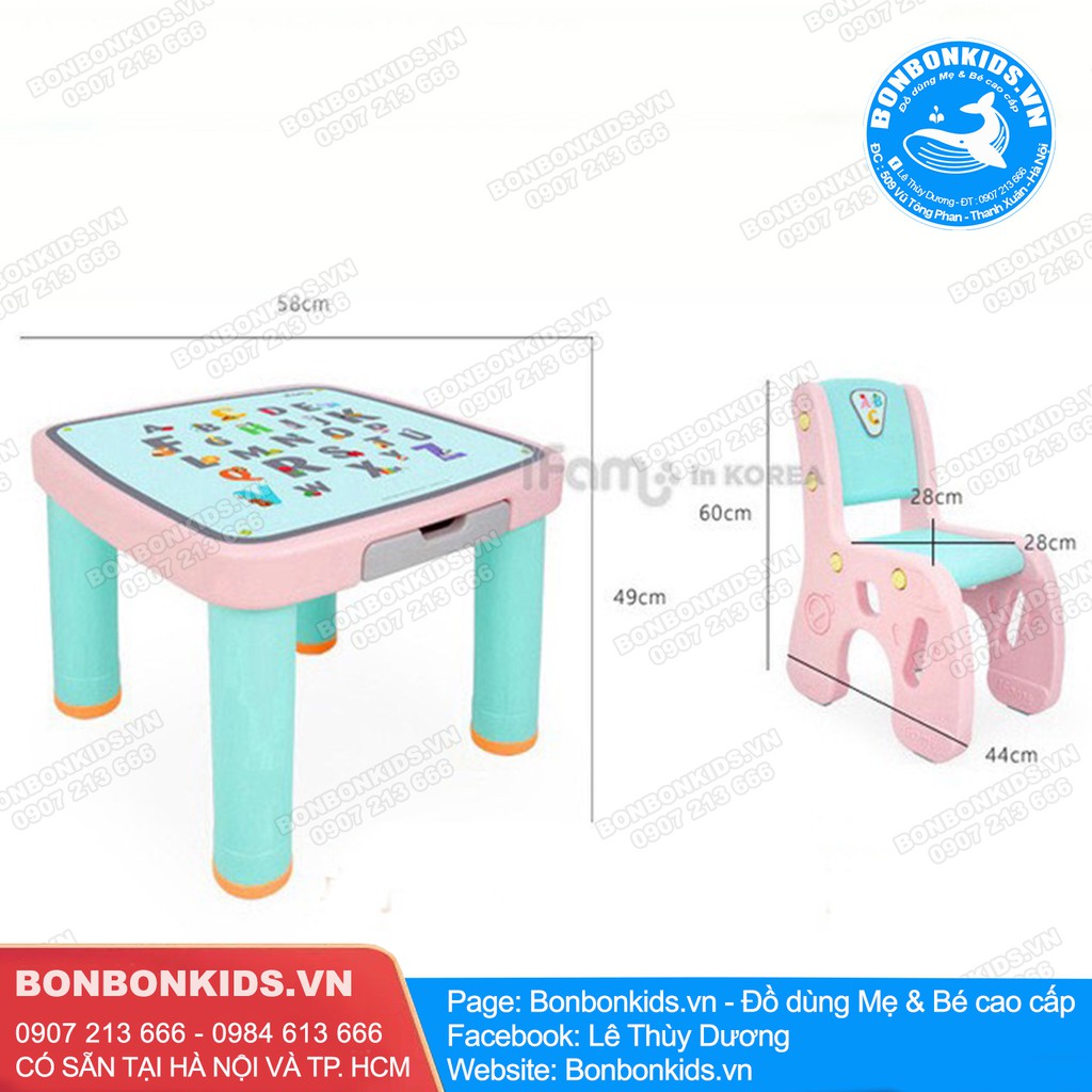 Bộ bàn ghế trẻ em cao cấp Newber  - Bàn ghế nhựa cho bé | BigBuy360 - bigbuy360.vn