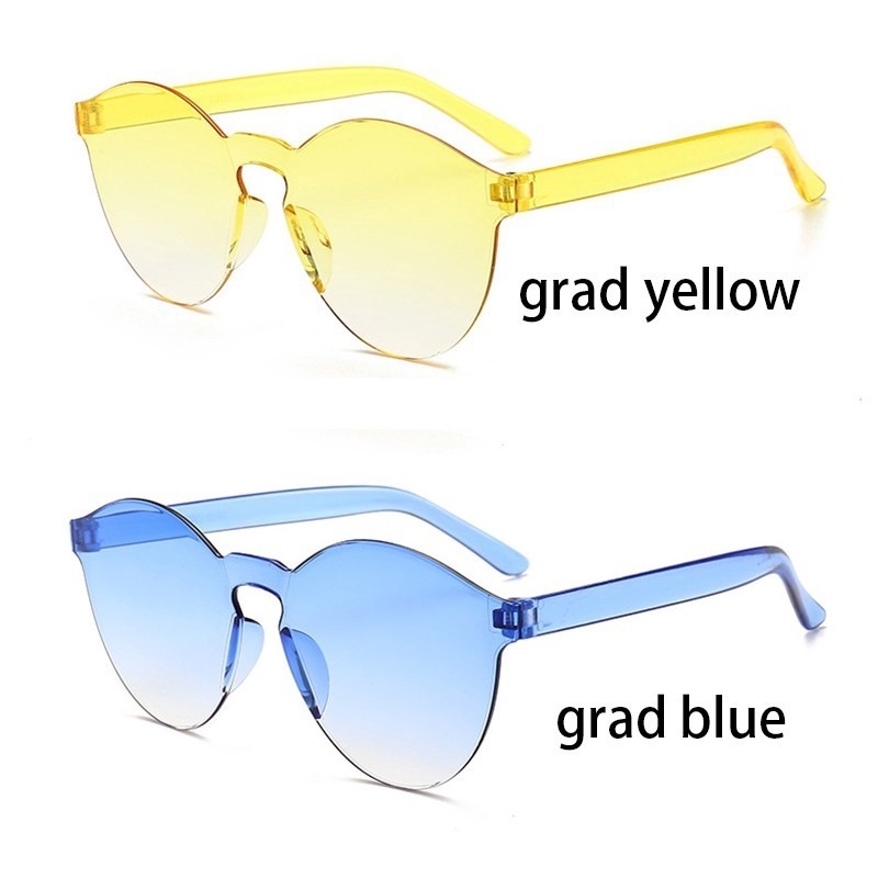 Mắt kiếng gọng tròn màu kẹo thời trang chống tia UV400 dành cho nam nữ