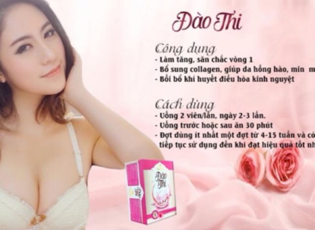 Combo viên uống nở ngực và kem bôi ĐÀO THI | BigBuy360 - bigbuy360.vn