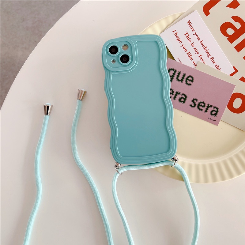 Ốp Điện Thoại Silicon Có Dây Đeo Cổ Cho Iphone 11 12 13 14 Pro Max 11 12 13 14 14 Max X XR XS Max XR 7 8 Plus SE 2020 12 13