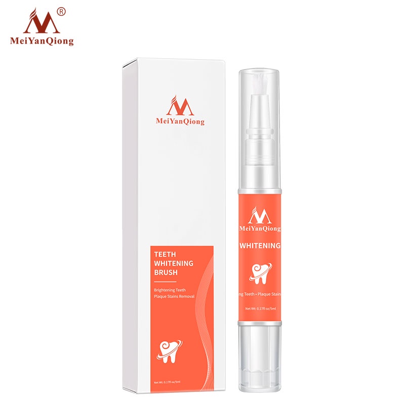 MeiYanQiong Teeth Whitening Pen Bút Gel Làm Trắng Răng Loại Bỏ Vết Bẩn Chất Lượng Cao Loại Bỏ Vết Bẩn Mảng Bám Cho Hàm Răng Trắng Sáng Khỏe Mạnh giúp răng chắc khỏe và trắng sáng tự nhiên Oral Hygiene Cleaning 5ml