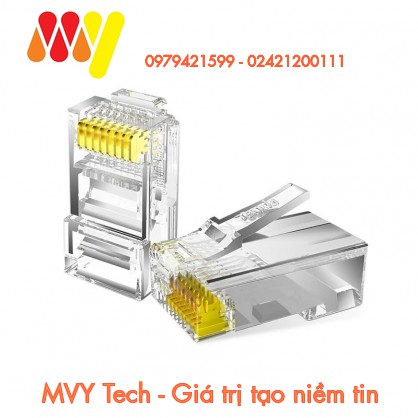 Đầu bấm mạng RJ45 giá siêu tốt màu trắng