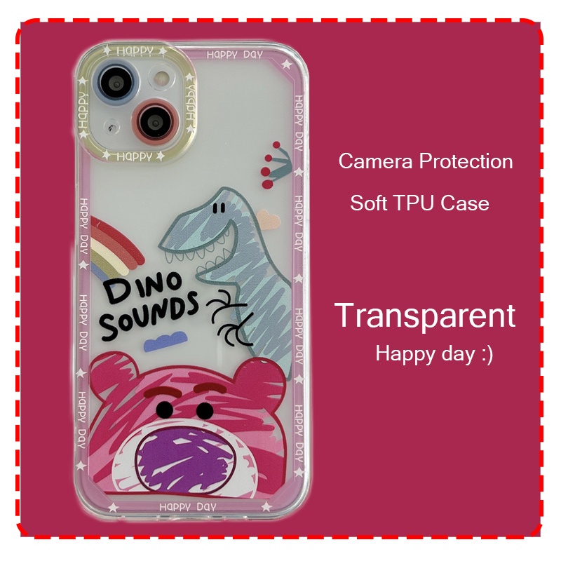 Ốp Điện Thoại Mềm In Hoạt Hình Winnie The Pooh Cho iPhone 14 Plus Pro Max 13 12 11 Pro Max X XR XS Max 8 7 Plus SE 2020