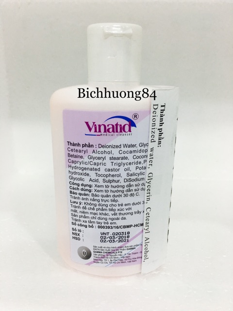 Sữa tắm ,gội Vinatid 150ml