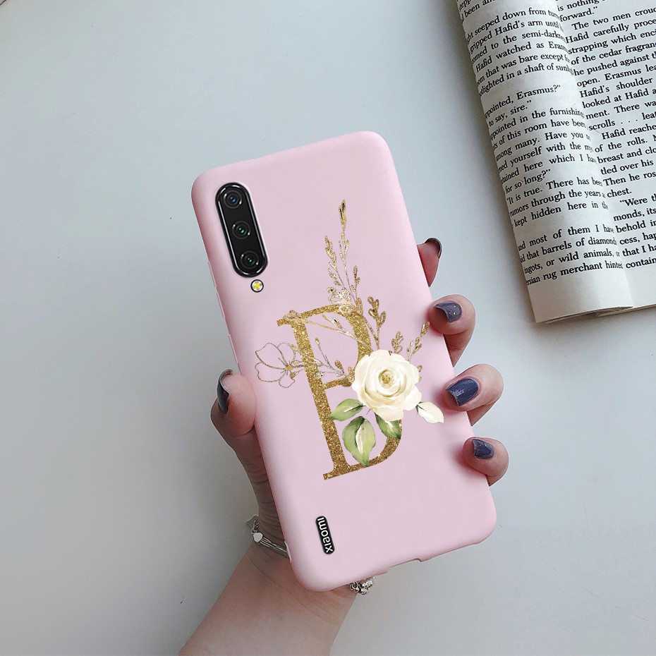 Ốp silicon mềm chống sốc in chữ cho xiaomi mi a3 xiaomi mia3