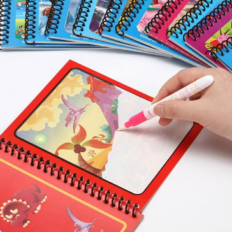 Tranh Tô Màu Nước Ma Thuật Magic Water Book Cho Bé Giá Tốt Với 8 Chủ Đề
