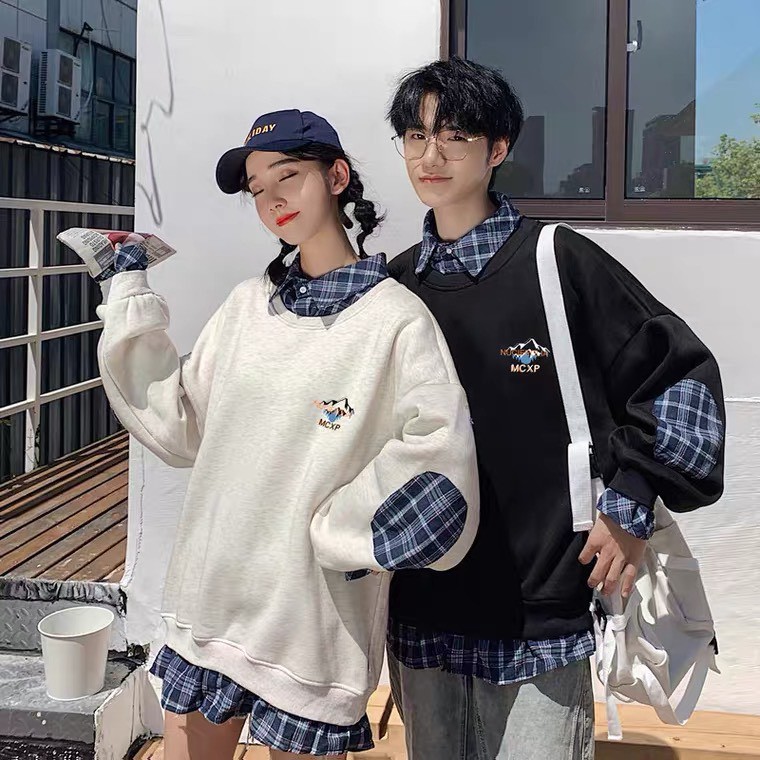 [SẴN] HÀNG SẴN ÁO HOODIE TAY KẺ CARO XINH MÊ | BigBuy360 - bigbuy360.vn