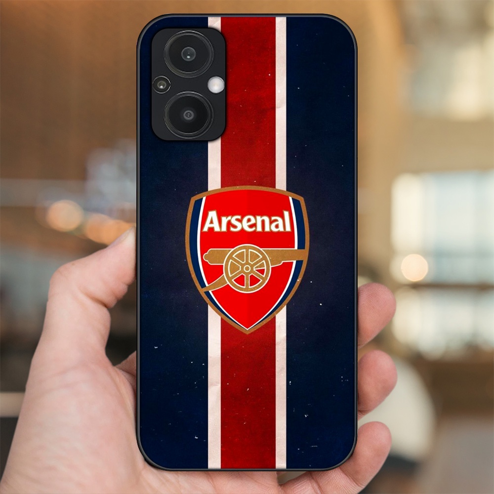 Ốp lưng Oppo Reno 7Z 5G viền đen in hình Arsenal FC