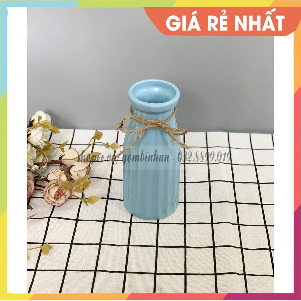 (HOT) BÌNH HOA MINI LOẠI NHỎ, LỌ HOA GỐM SỨ BÁT TRÀNG MÀU MEN TRƠN ĐỘC ĐÁO!