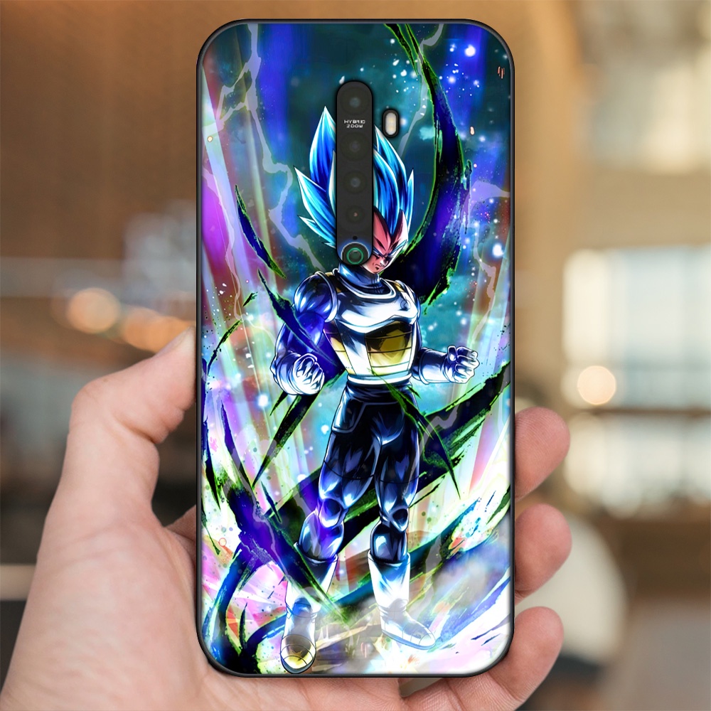 Ốp lưng Oppo Reno 2 viền đen in hình Vegeta Dragon Ball