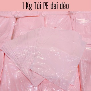 Túi nilong hột xoài pe màu hồng pastel