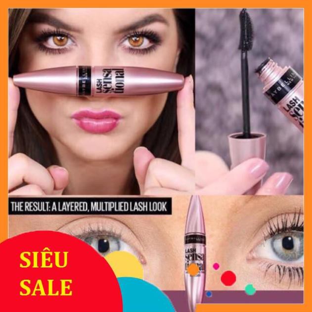 [RẺ VÔ ĐỊCH] MASCARA LÀM CONG MI 100° HYPERCURL ĐEN MAYBELLINE