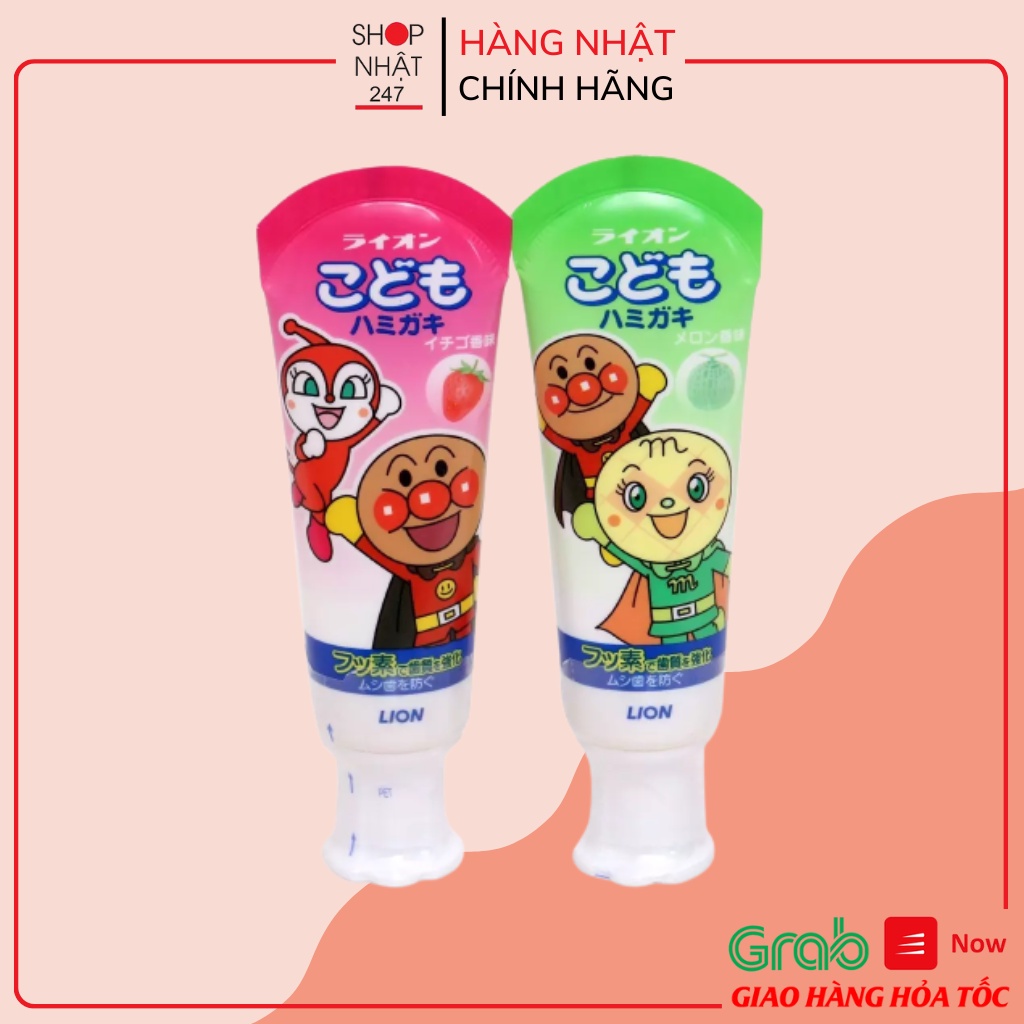[Hỏa Tốc HN] Kem Đánh Răng Nuốt Được Lion Cho Bé Nội Địa Nhật Bản