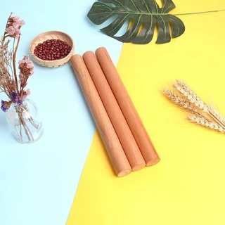 Cán lăn bột gỗ trơn 30cm