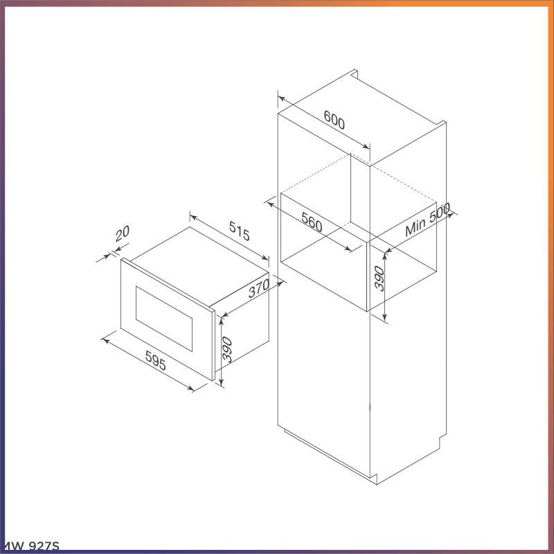 Lò Vi Sóng MW 927S , Dung Tích 27 Lít , nhập khẩu nguyên chiếc ( Bảo Hành 3 Năm )