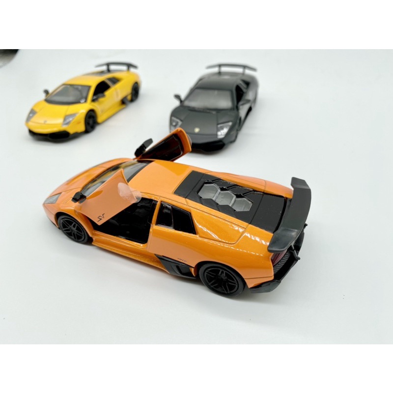 Mô hình xe ô tô sắt  Lamborghini Murcielago LP 670-4 tỷ lệ 1:36, mô hình tĩnh xe bằng sắt chạy cót
