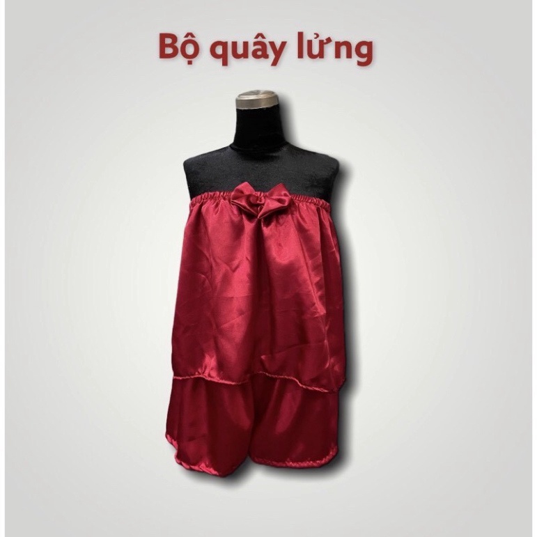 Bộ quây lửng massage, triệt lông vải lụa cao cấp loại 1 cho spa (có bán rời)