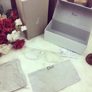 Mắt kính gọng dẻo trắng trong suốt