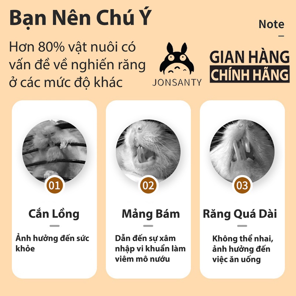 Snack cho thú cưng nhỏ hãng JONSANTY, chuột hamster, sóc bay, nhím kiểng, chim, bọ ú hộp mới mẫu mới