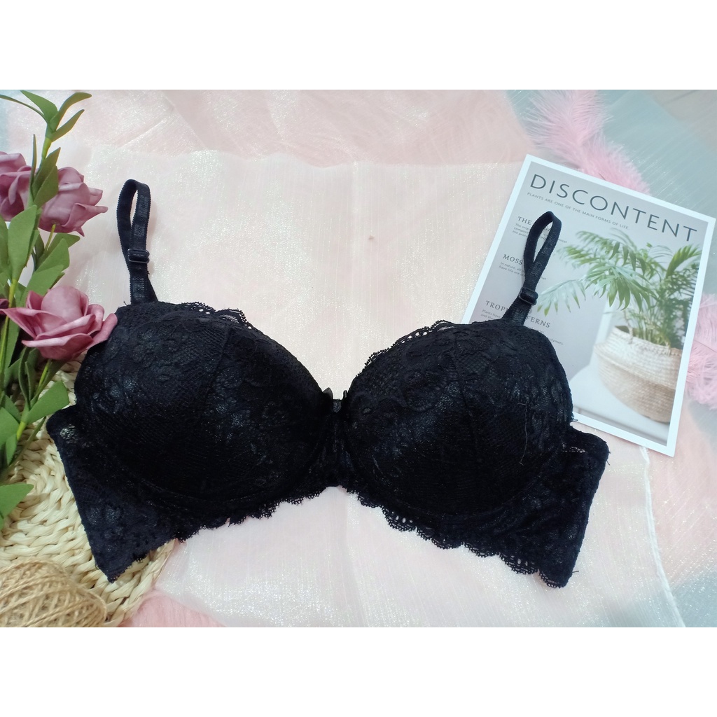 Áo Ngực Ren Chìm, Mút Vừa E343 - 83 - Thương Hiệu 12h