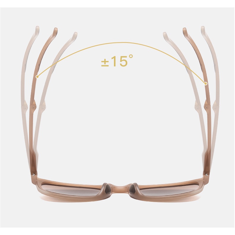 Mắt kính mát gấp gọn kèm bao da sang trọng phong cách hàn quốc cho nữ