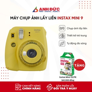 [Hàng Chính Hãng] Máy chụp ảnh lấy liền Instax Mini 9 l Tặng 10 film.
