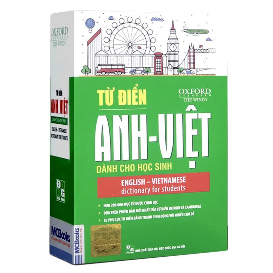 Sách - Từ điển Anh Việt dành cho học sinh (2020) [MCBOOKS]