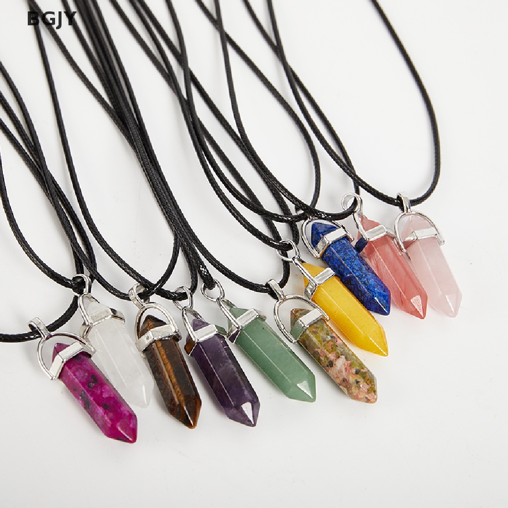 Vòng cổ Mặt Đá Thạch Anh Tự Nhiên Mới