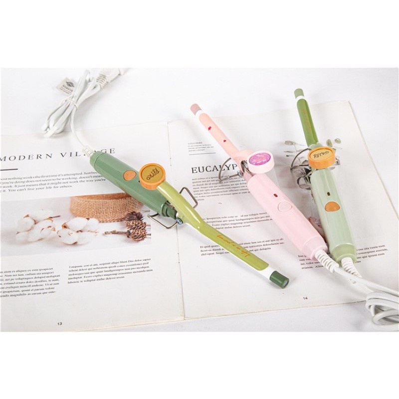 [Hàng Mới - Giảm Thêm 12%] Máy uốn tóc xoăn tự động Retro 9mm, tạo kiểu dáng cho tóc dễ dàng tiện lợi, Máy làm xoăn tóc