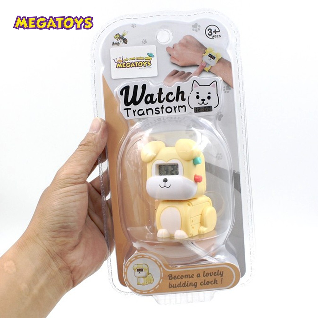Đồng Hồ Đeo Tay - Biến Hình Chú Mèo Đáng Yêu Dade Toys D622-H105