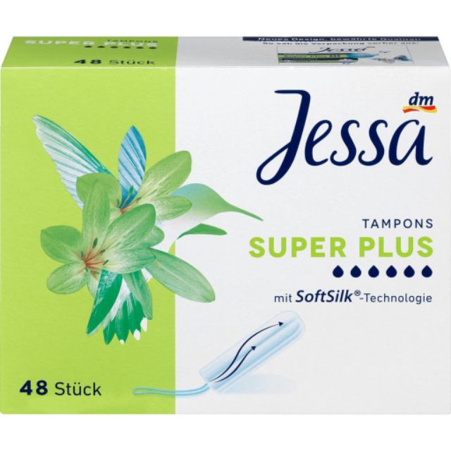 [Hàng Đức] Băng vệ sinh Tampons Đức (OB, Jessa, Facelle)