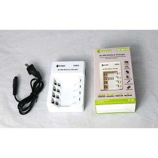 Bộ dock sạc pin Kiwi AA ( Loại 4 viên)