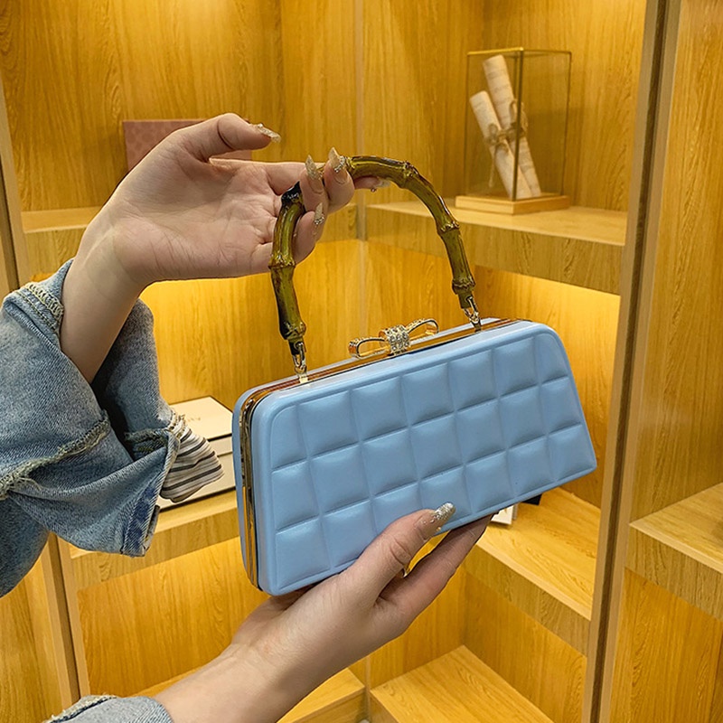 Túi Đeo Vai Dáng Vuông Cầm Tay Chất Liệu Acrylic Thời Trang Cho Nữ