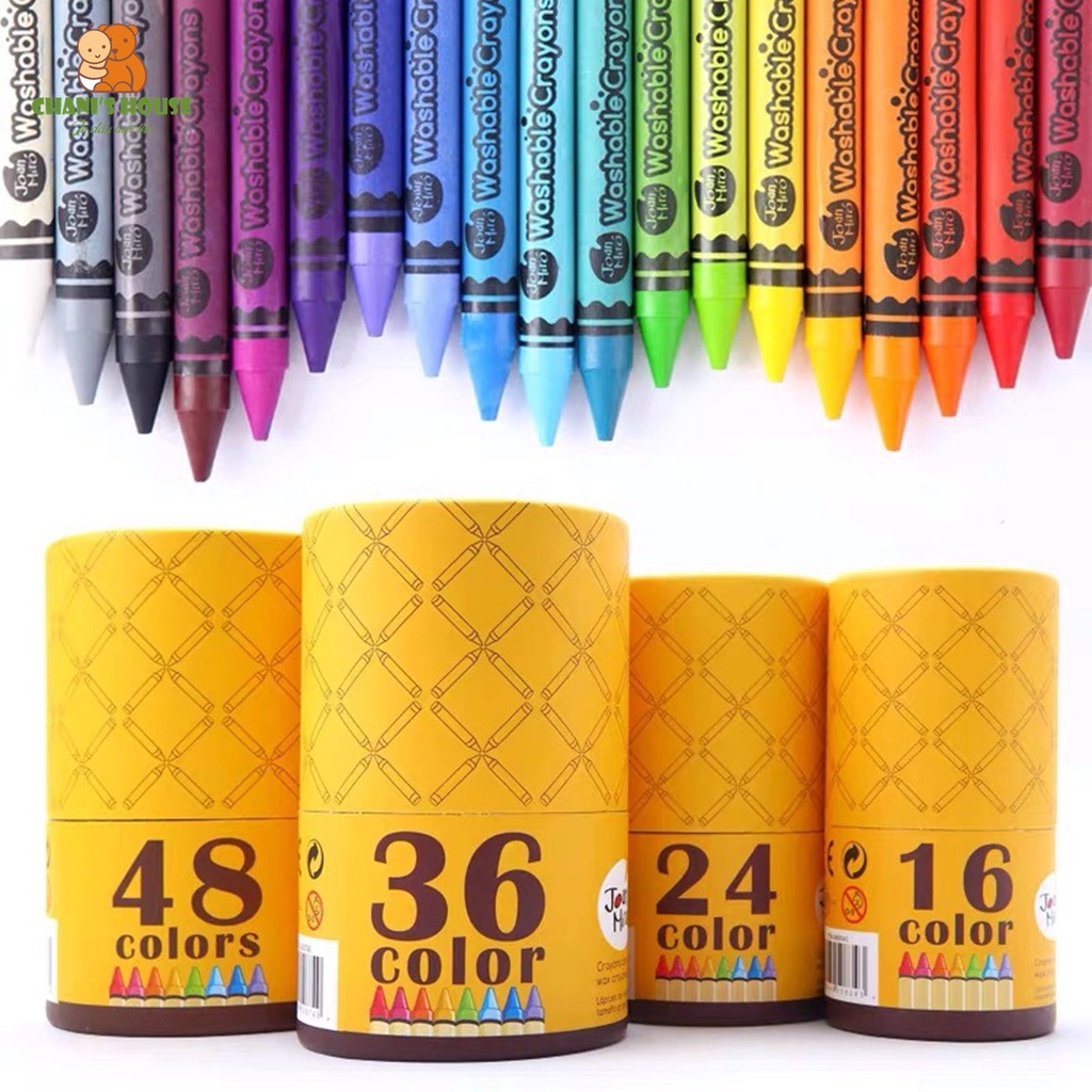 BÚT MÀU JOAN MIRÓ CÓ THỂ TẨY RỬA ĐƯỢC MÀU NGUYÊN LIỆU AN TOÀN CHO BÉ - BÚT DẠ, MÀU SÁP