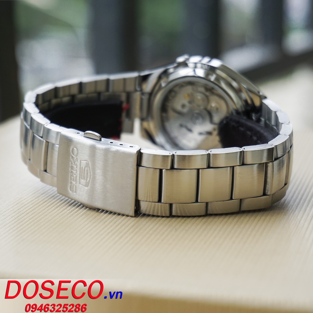 Đồng Hồ Nam Chính Hãng Seiko 5 Cơ Automatic SNK615K1 Dây Kim Loại Cao Cấp Kính Khoáng Cứng Chống Va Đập SK38