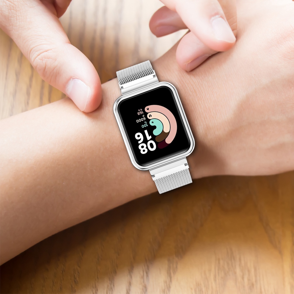 Ốp Bảo Vệ 2 Trong 1 Có Nam Châm Dành Cho Đồng Hồ Thông Minh Xiaomi Mi Watch Lite Redmi Watch 3 2 Lite Mi Watch Lite 3 2