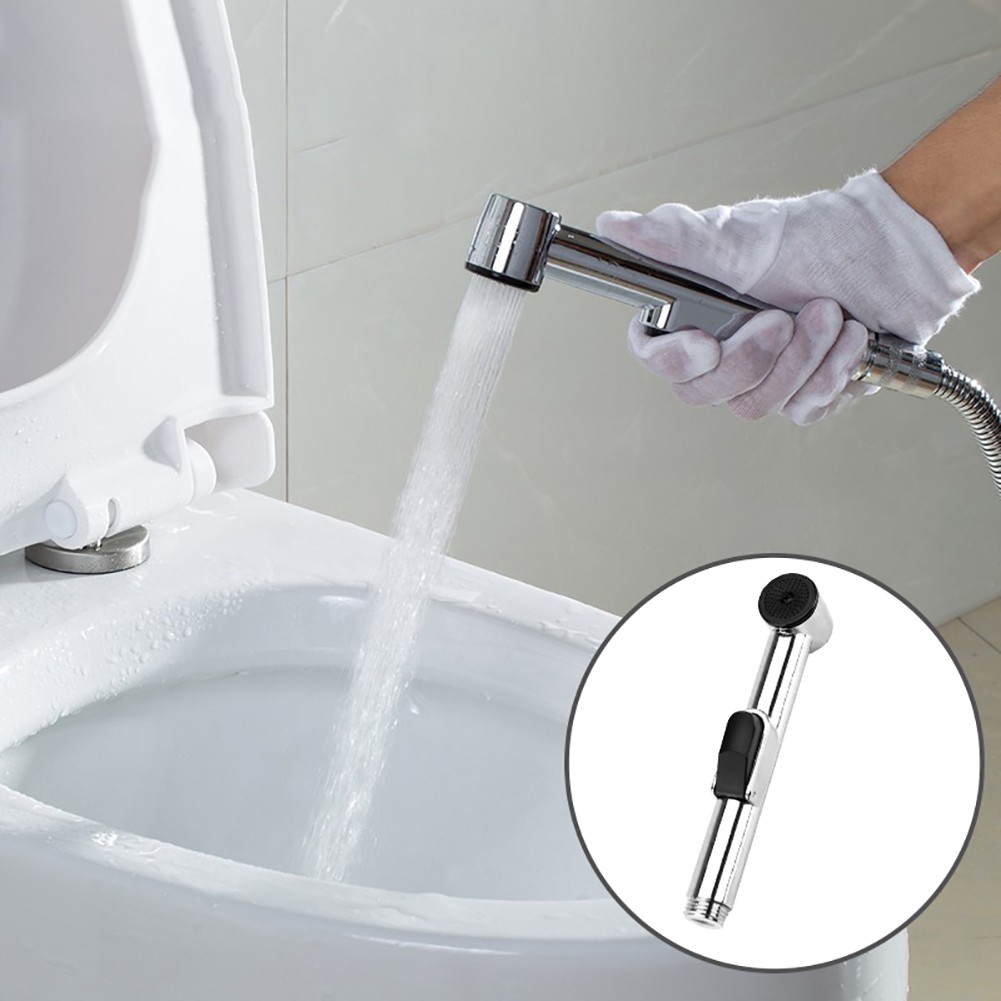 Đầu vòi xịt tay cầm bằng crom ABS cho bồn cầu/phòng tắm