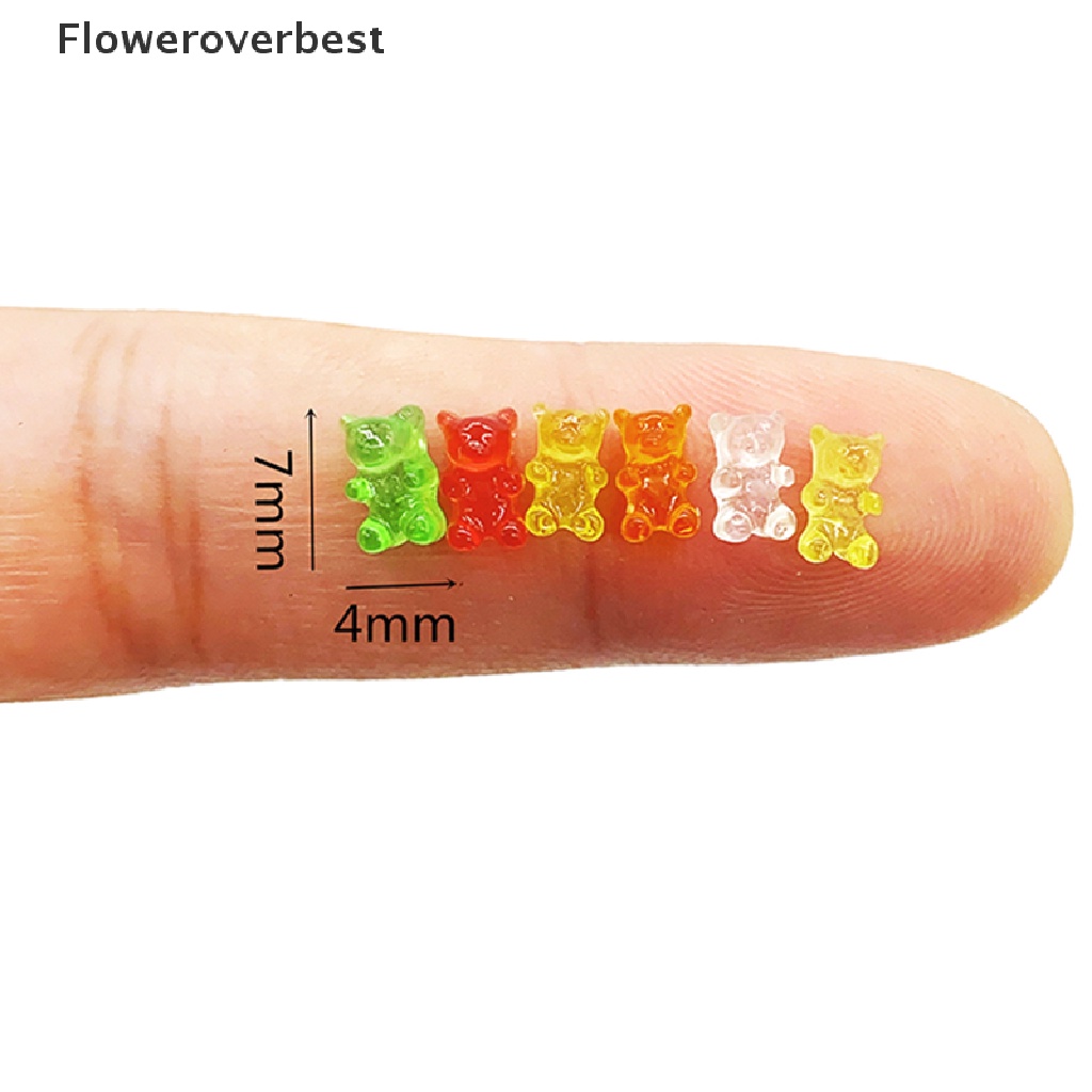 20 Mô hình gấu bằng nhựa resin dùng để trang trí nhà búp bê