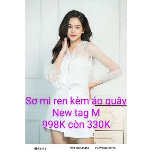 Sơ mi ren Elise