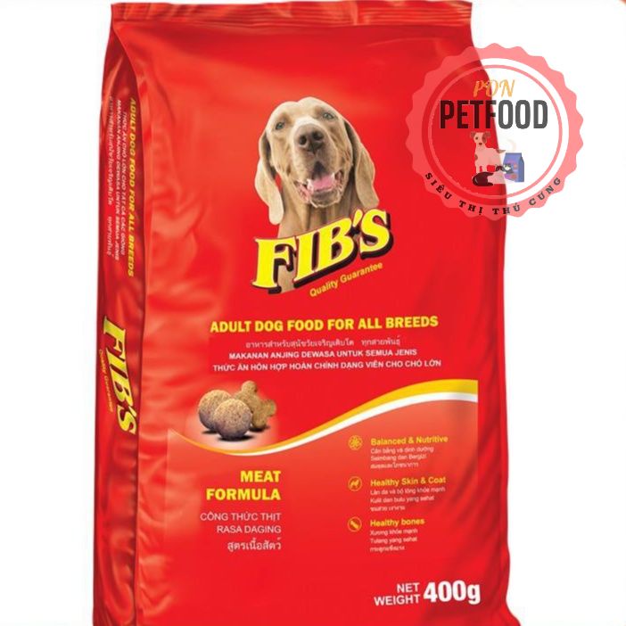 Thức ăn cho chó trưởng thành Ganador Fib's 400 gram