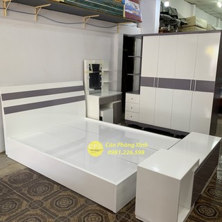 Giường ngủ gỗ cn MDF sơn 2K CPX-12