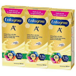 Lốc 3 hộp Sữa nước Enfagrow A+ 4 RTD Vani 180ml