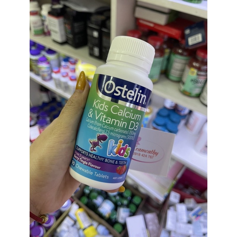 vitamin d ostelin kid calcium d3 canxi cho bé ostelin vitamin d3