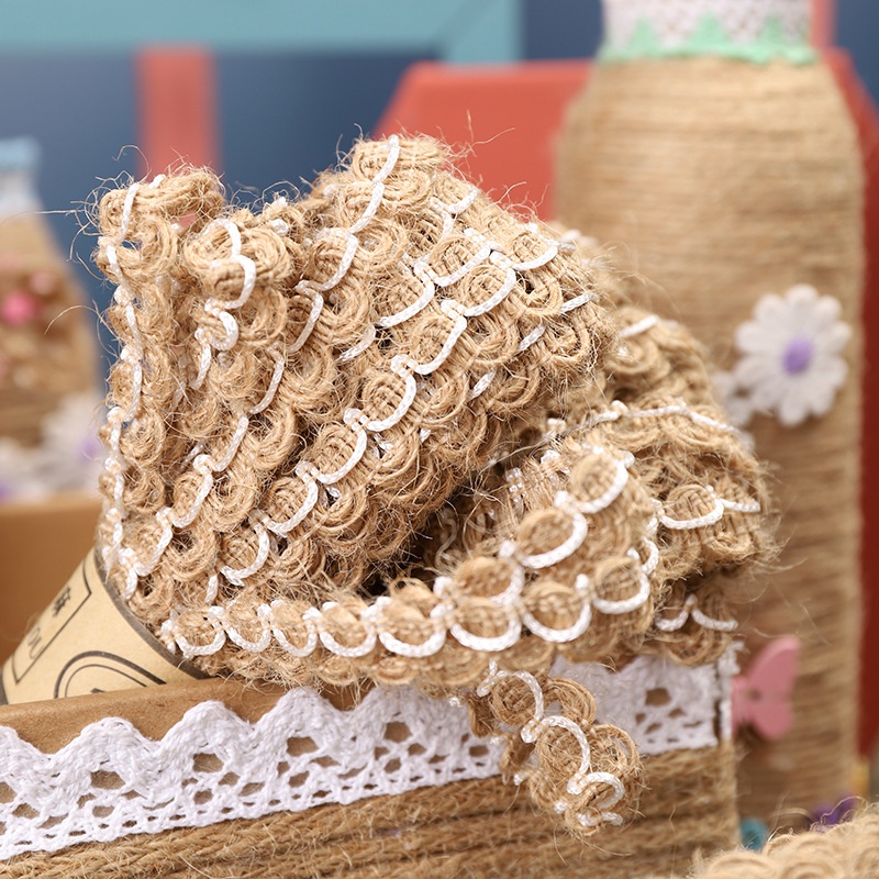 Cuộn Dây Đay Vintage Dùng Để Trang Trí Đồ Thủ Công