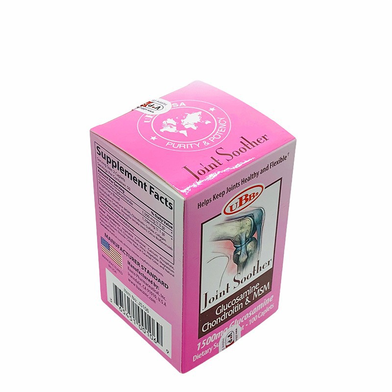 GLUCOSAMINE UBB® JOINT SOOTHER Hỗ trợ cho các trường hợp đau , thoái hóa khớp (hộp 100v)