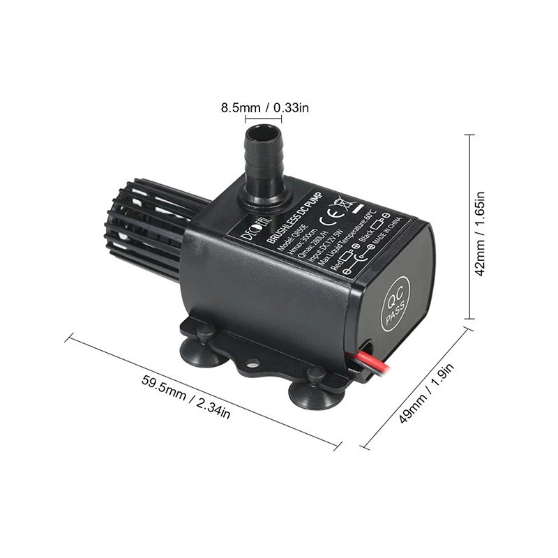 Máy bơm nước không chổi than 12V 5W Brushless DC Pump