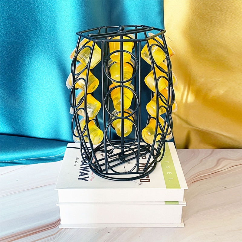 Giá Đỡ Cốc Cà Phê Bằng Kim Loại Có Thể Xoay 360 Độ Tiện Dụng Cho Gia Đình / Văn Phòng